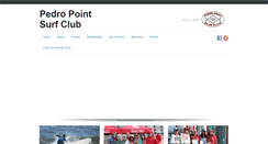 Desktop Screenshot of pedropointsurfclub.org