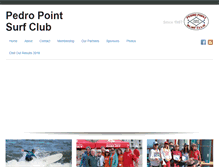 Tablet Screenshot of pedropointsurfclub.org